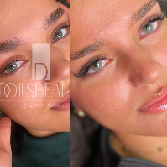 Volumen Wimpernextensions mit perfekter Fächertechnik - Lash Extensions von DOLLSBEAUTY